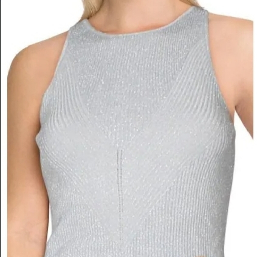 I.N.C. Ribbed Metallic Tank Top - Picture 6 of 6